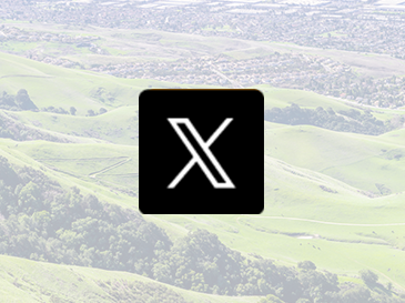 hills and X icon