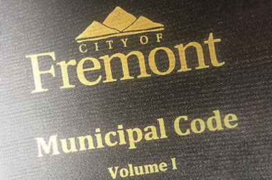 City of Fremont logo and peaks