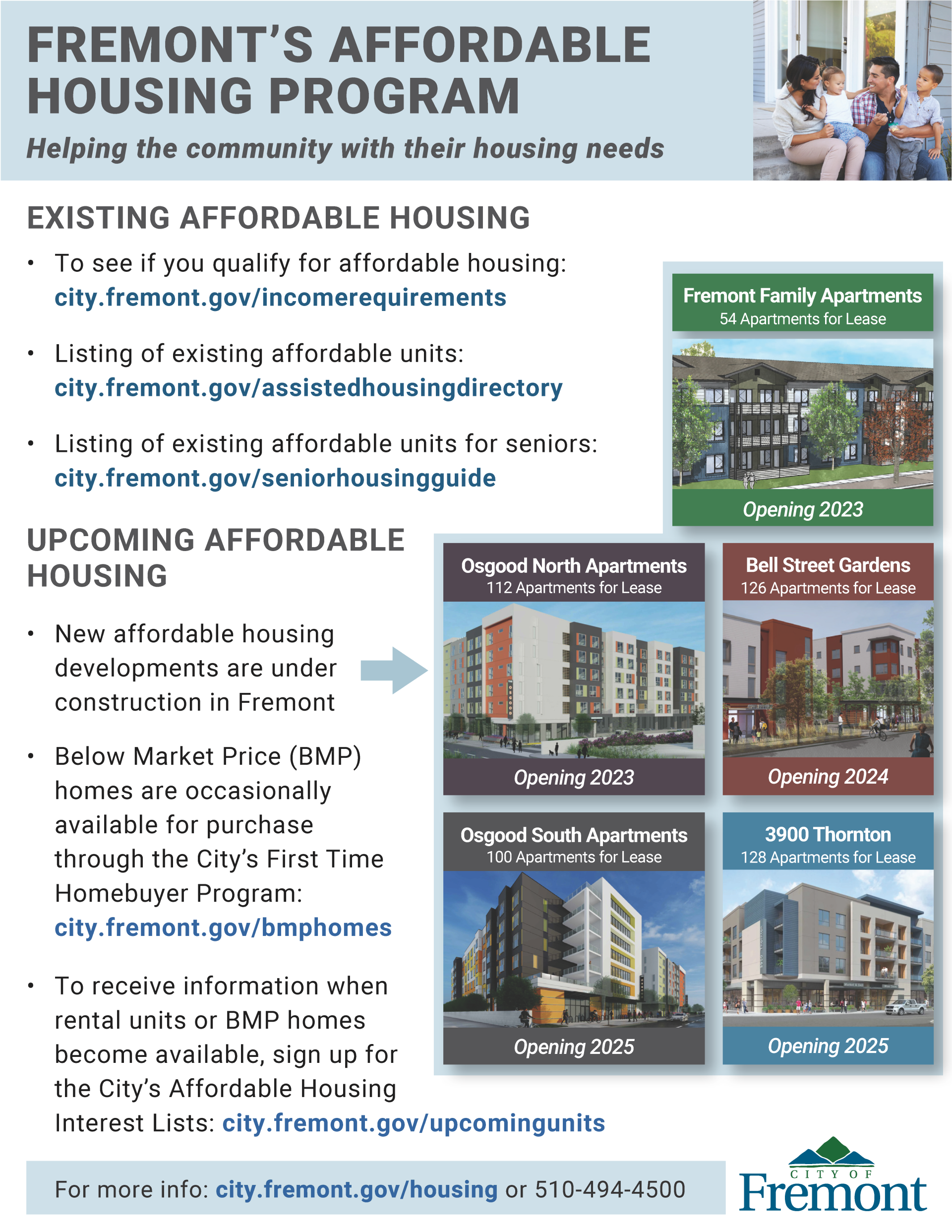 Affordable Housing Fremont Handout July 2022