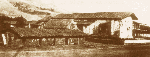 Mission San Jose, the first known photographic image, by C.E. Watkins, 1853